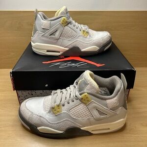Nike Air Jordan 4 Retro SE GS Craft 7Y Womens 8.5 DV2262-021 Photon Dust New
